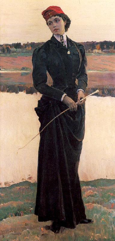 Nesterov, Mikhail Portrait of Olga Nesterova, The Artist's Daughter oil painting image